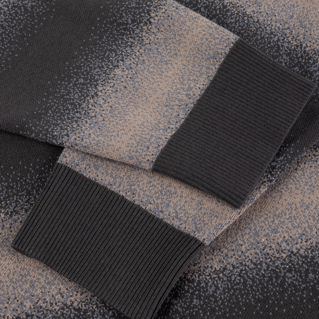 Dime Striped Rugby Knit - Charcoal Multi