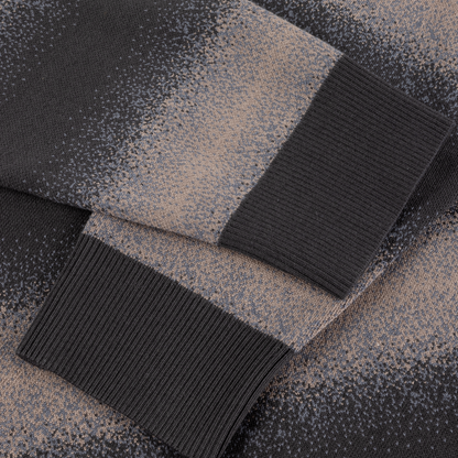 Dime Striped Rugby Knit - Charcoal Multi