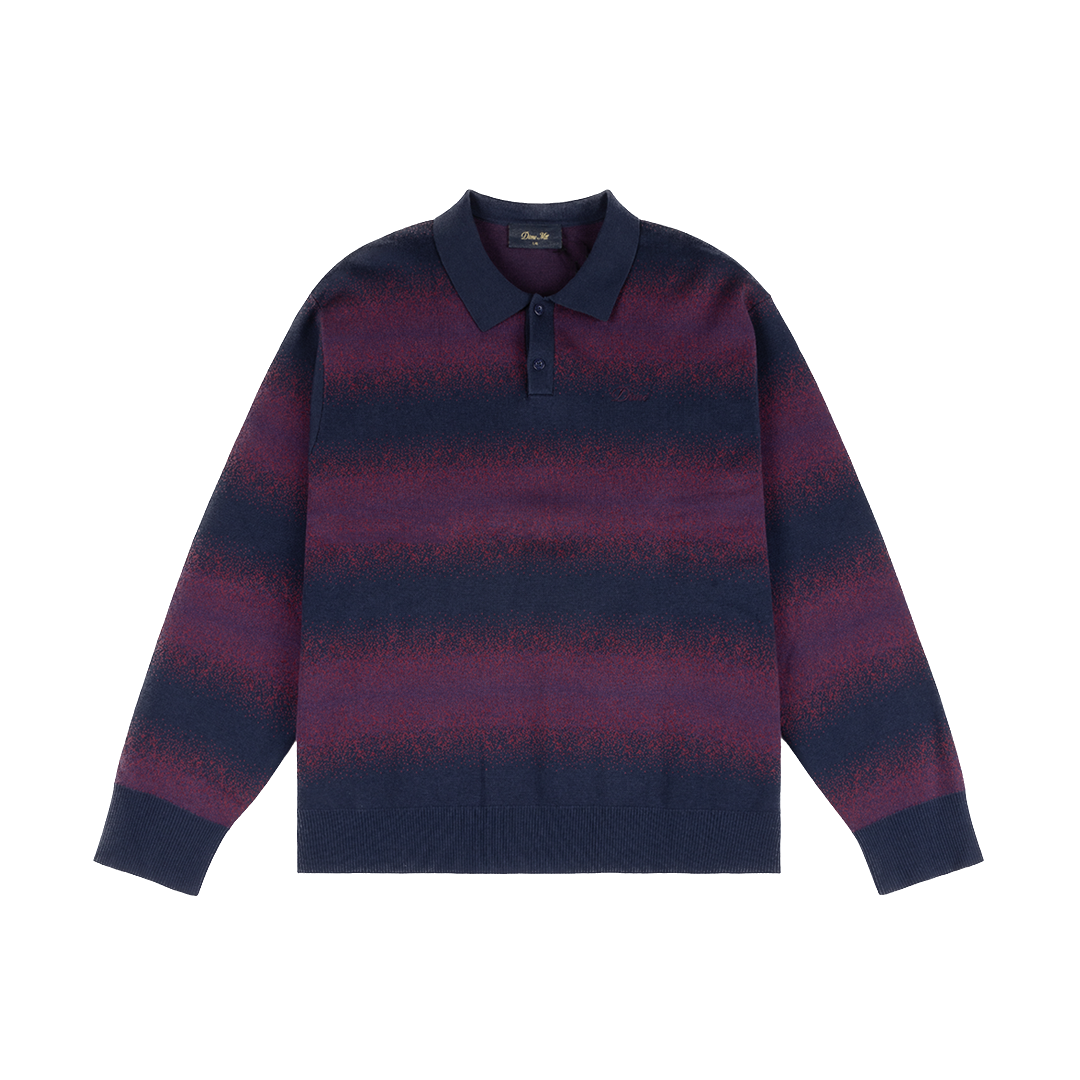 Dime Striped Rugby Knit - Navy Multi