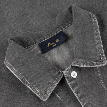 Dime Stonewash Button Up - Black Washed