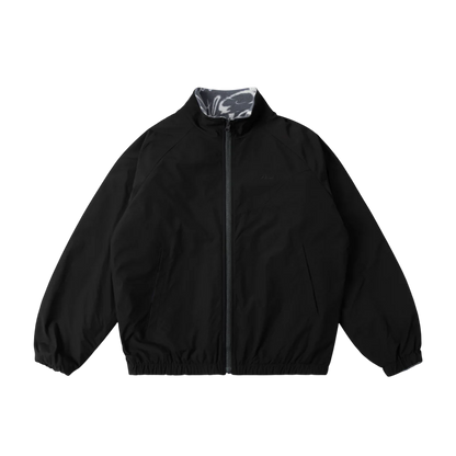 Dime Reversible Chilling Fleece - Gray / Black