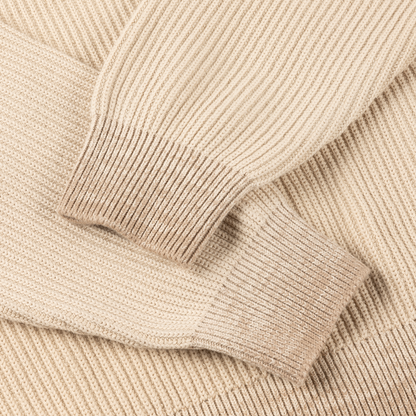 Dime Double Zip Knit - Tan