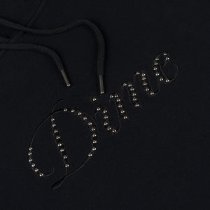 Dime Cursive French Terry Hoodie - Black