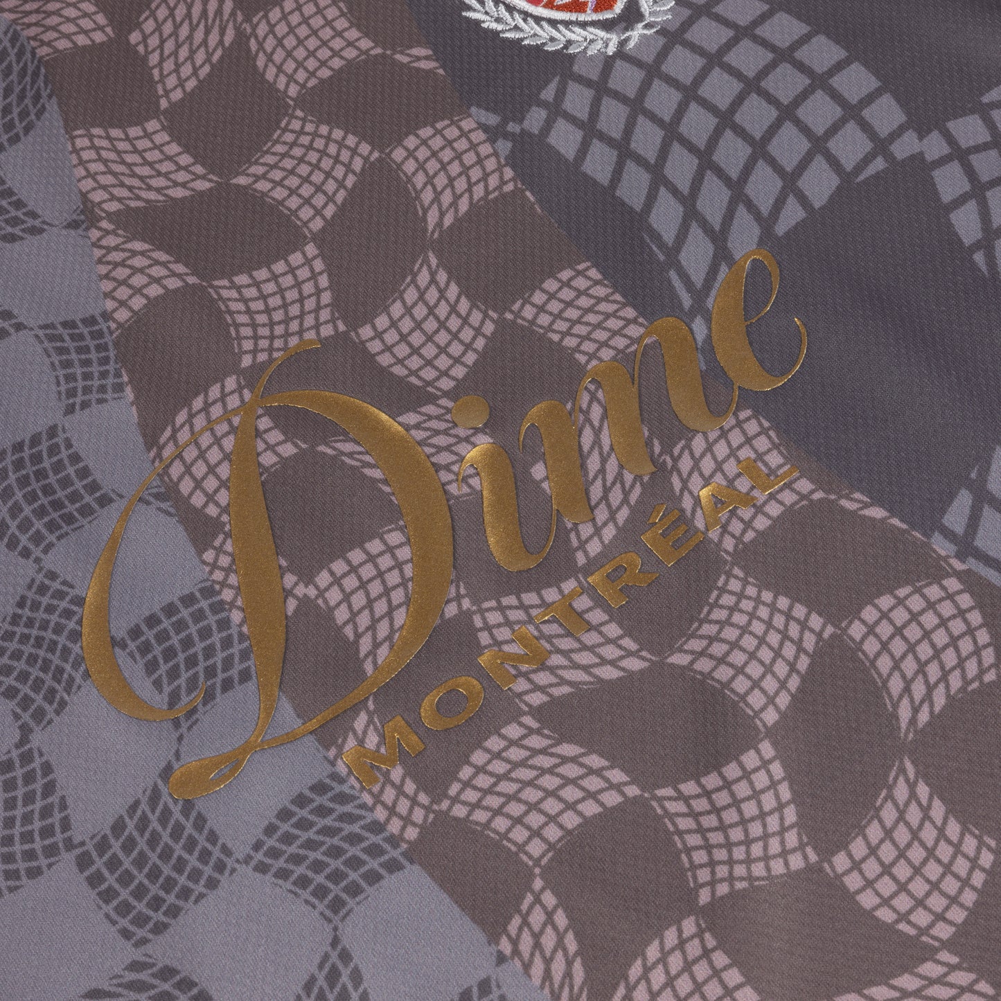 Dime Checkered Home Jersey - Gray