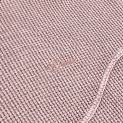 Dime Premium Waffle Zip Hoodie - Faded Mauve