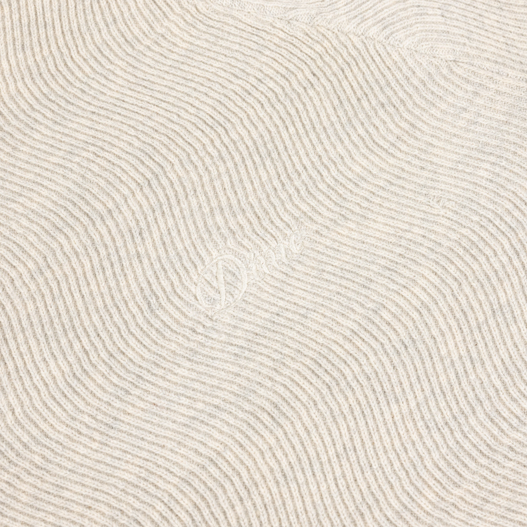 Dime Cable Knit Polo - Oatmeal