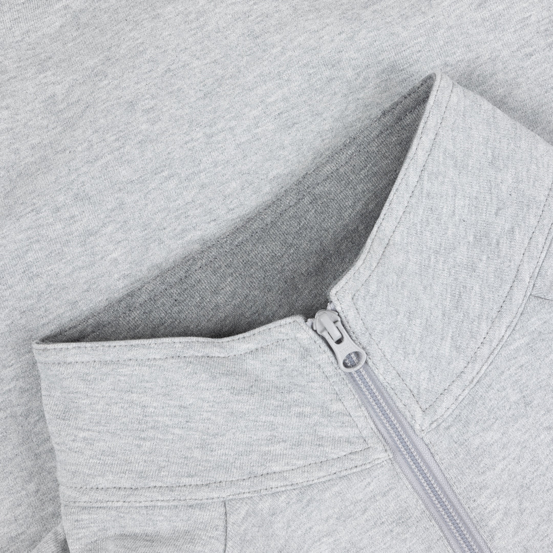 Dime Classic Terry Quarter Zip - Heather Gray