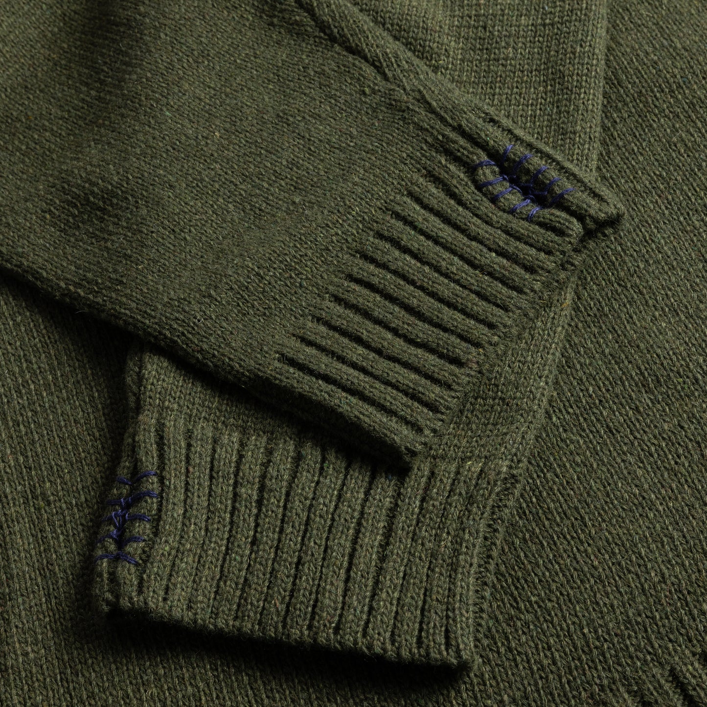 Dime Hardcore Wool Hoodie - Army Green