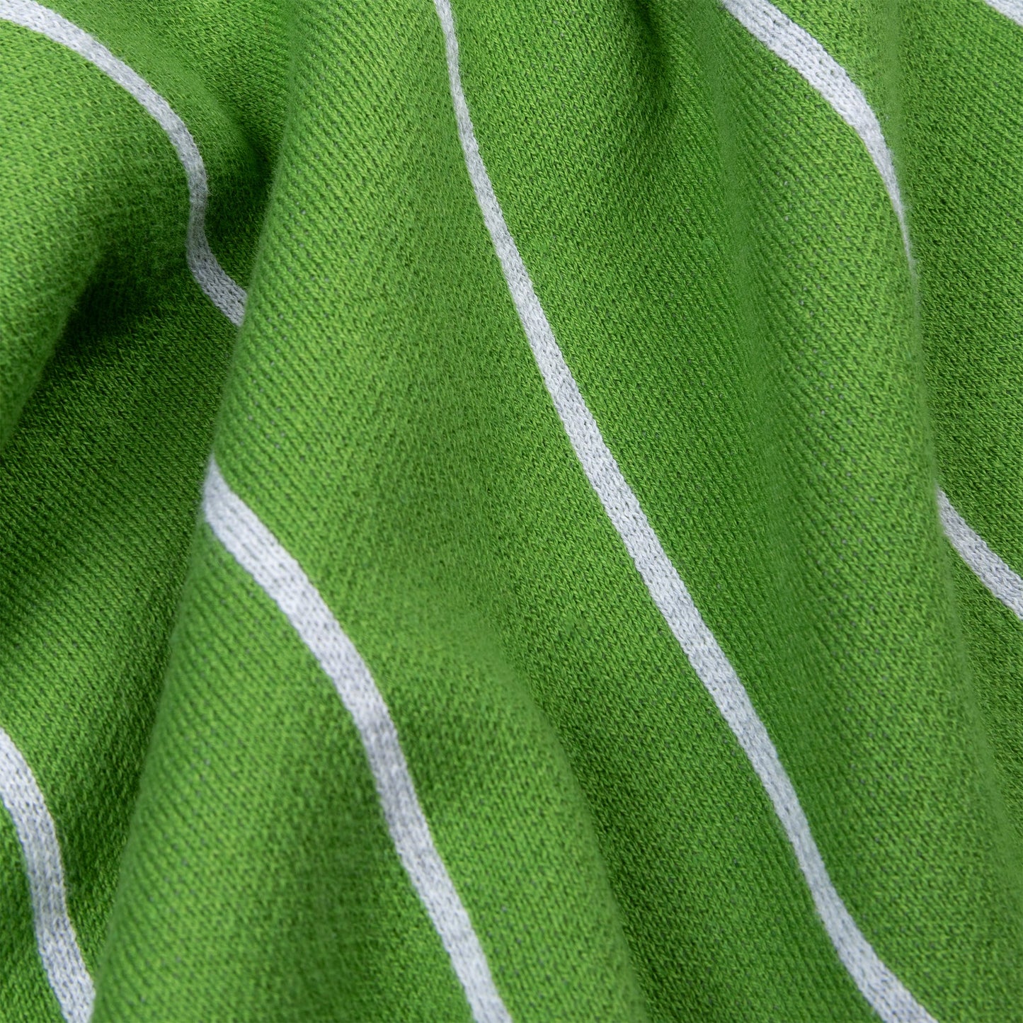 Dime Striped Short Sleeve Knit  - Green