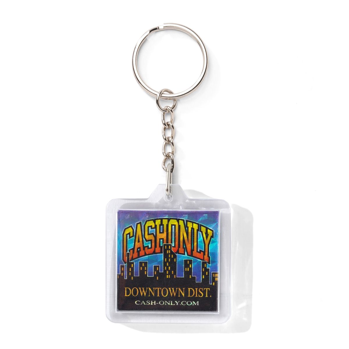 Cash Only Tourist Key Chain - Multi