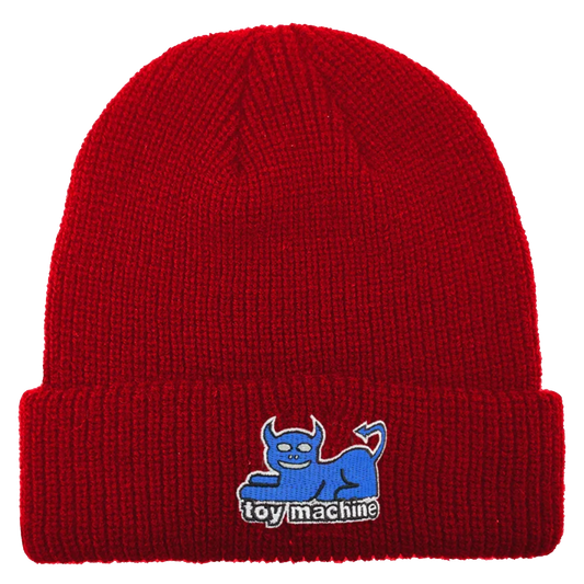 Toy Machine Devil Cat Beanie - Red