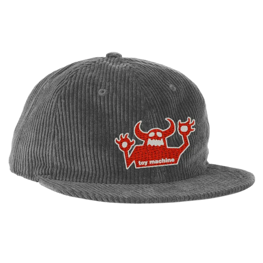 Toy Machine OG Monster Corduroy Hat - Grey