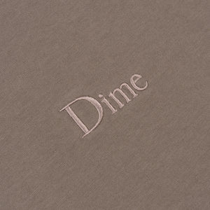 Dime Classic Small Logo Tee - Deep Sepia