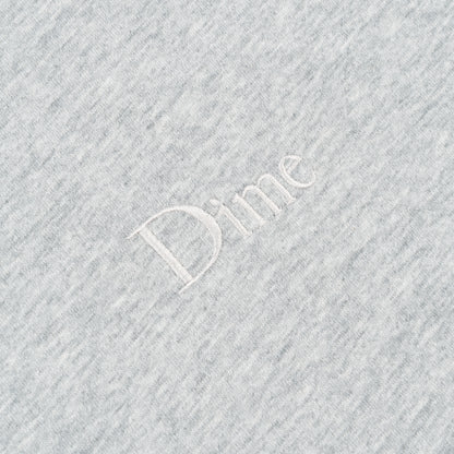 Dime Classic Small Logo Tee - Heather Gray