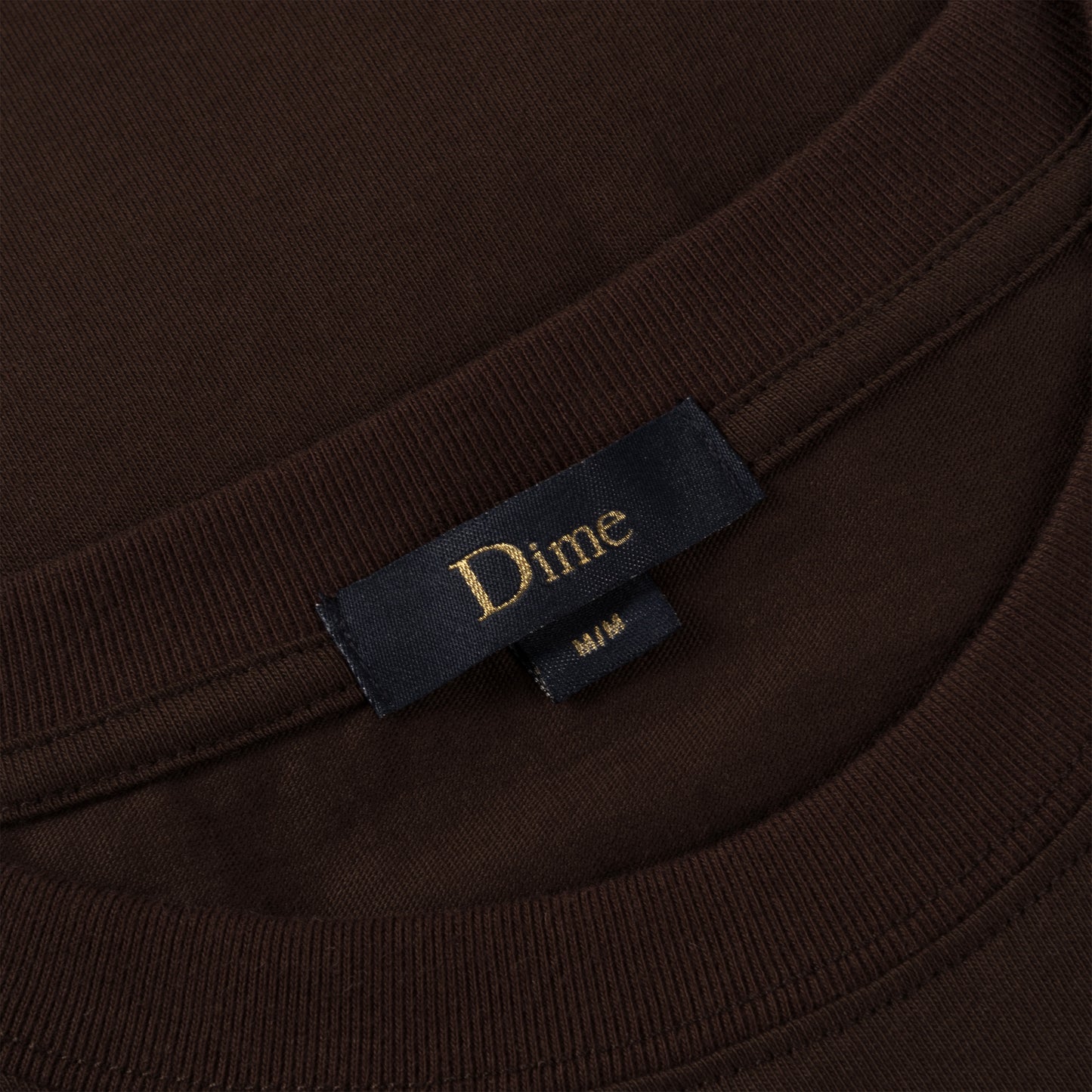 Dime Munson Tee - Deep Brown
