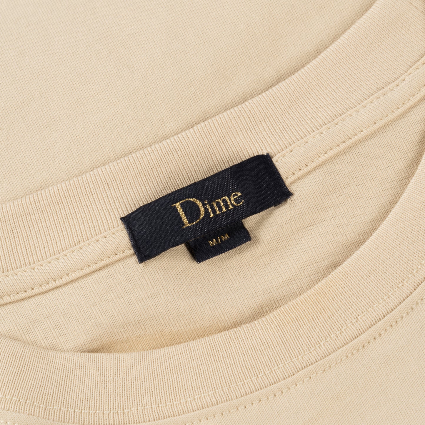 Dime Classic Small Logo Tee - Fog