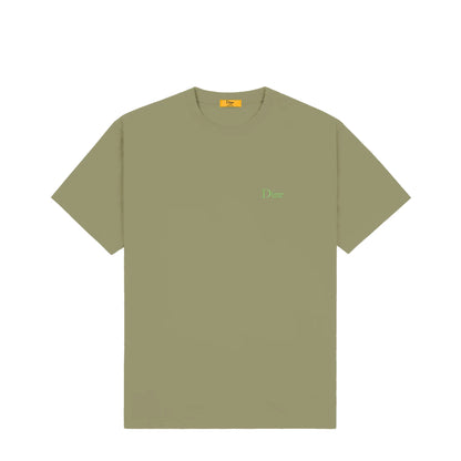 Dime Classic Small Logo Tee - Army Green