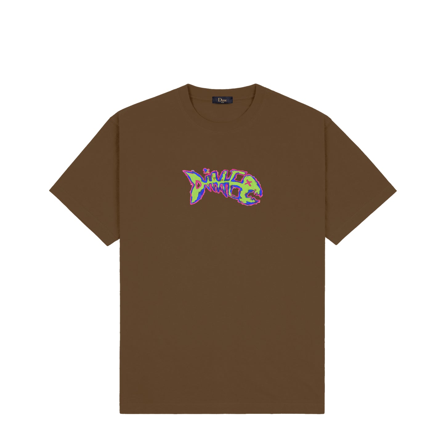 Dime Bones Tee - Dark Brown