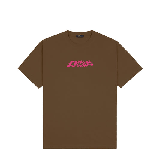 Dime Happy Tee - Dark Brown