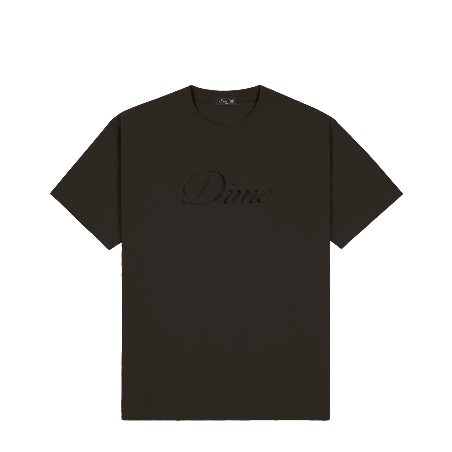 Dime Cursive Tee - Vintage Black
