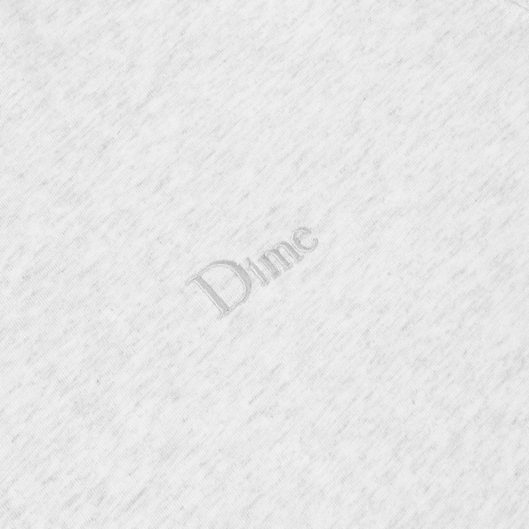 Dime Classic Small Logo Tee - Ash