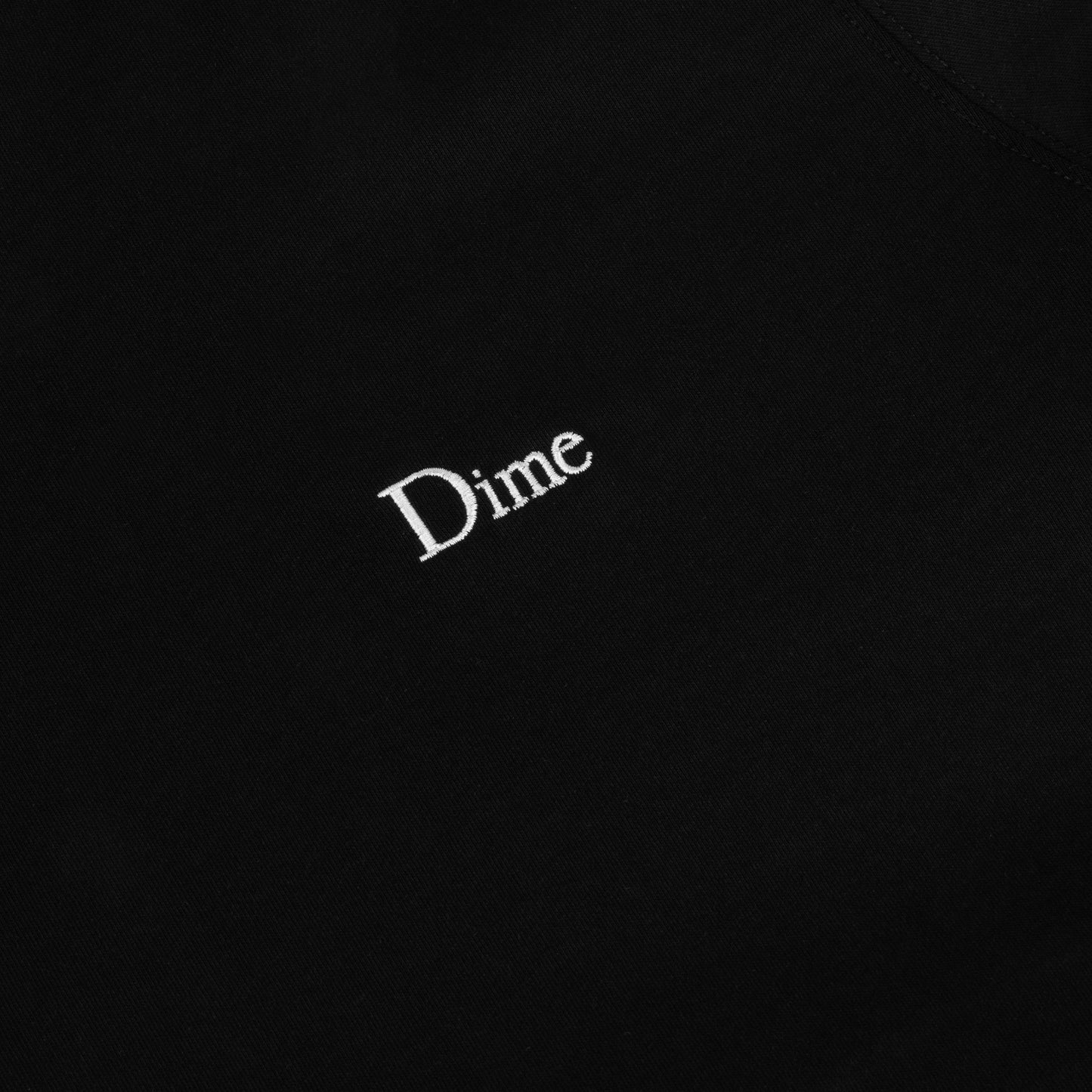 Dime Classic Small Logo Tee - Black
