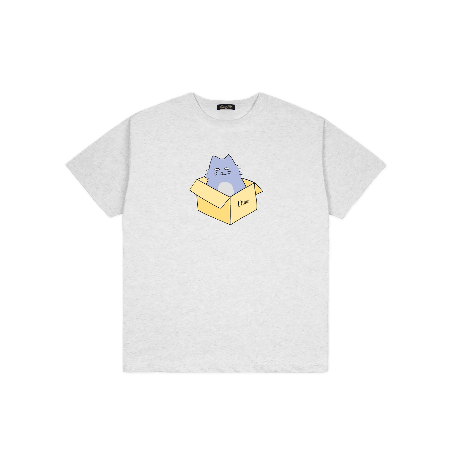 Dime Box Logo Tee - Ash