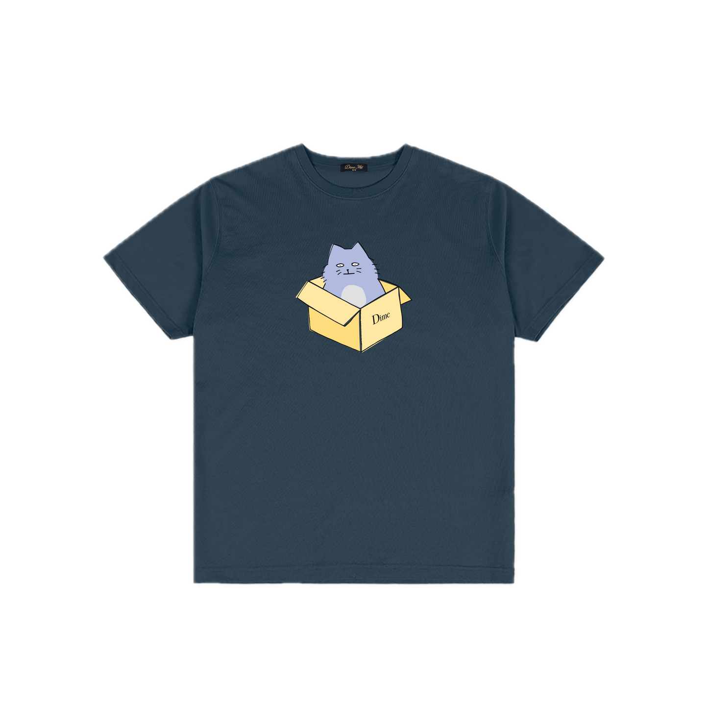 Dime Box Logo Tee - Navy