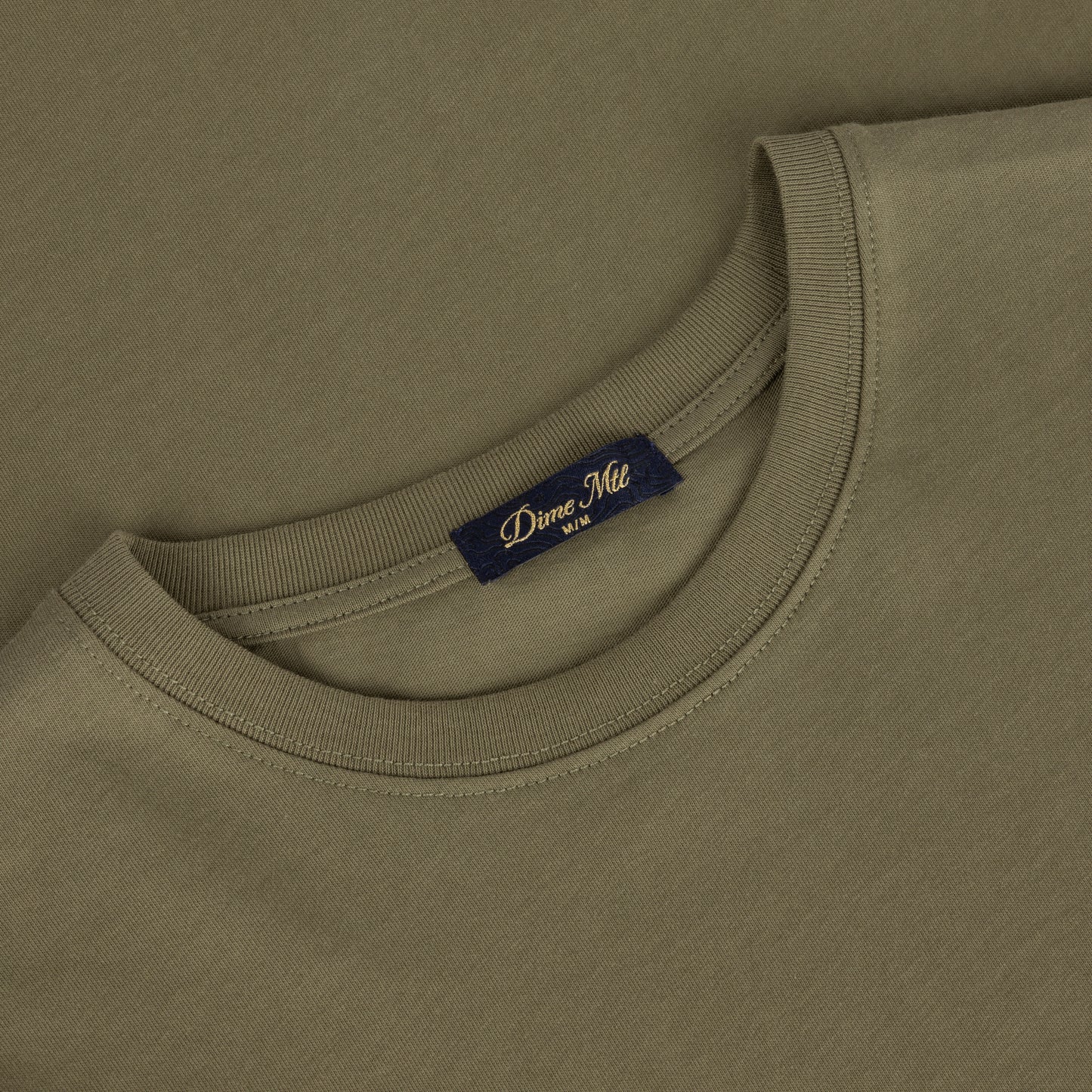 Dime Cursive Longsleeve Tee - Ivy Green