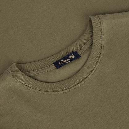 Dime Cursive Longsleeve Tee - Ivy Green