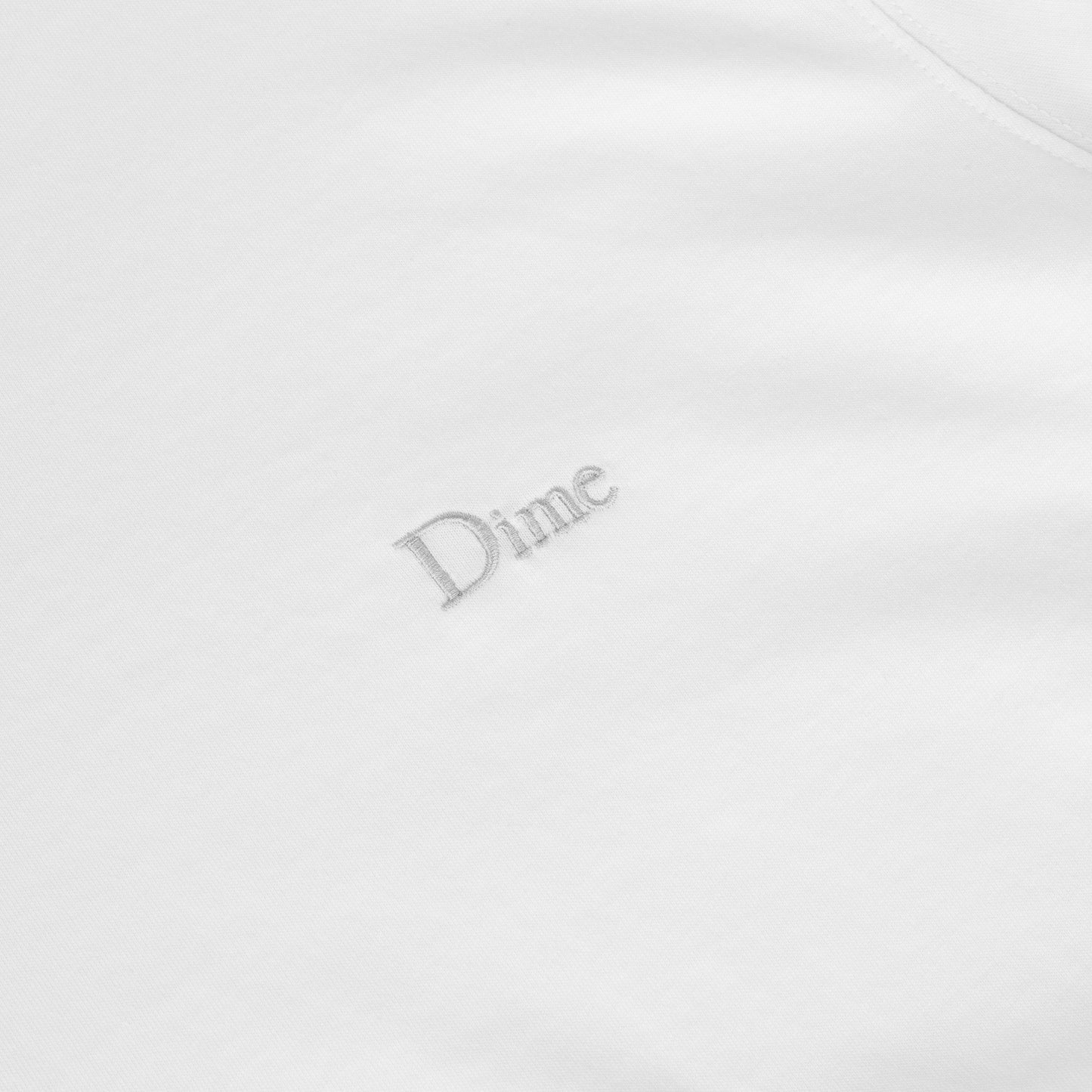 Dime Classic Small Logo Tee - White