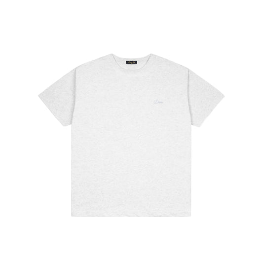 Dime Cursive Small Logo Tee - Ash