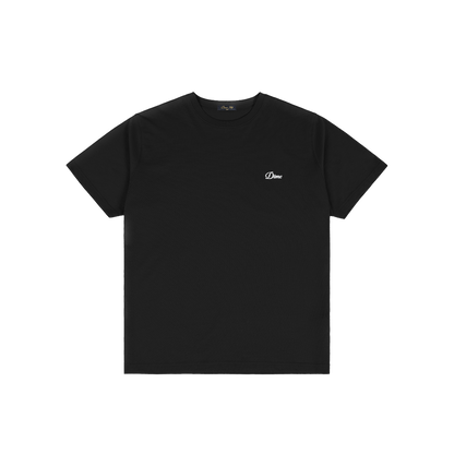 Dime Cursive Small Logo Tee - Black