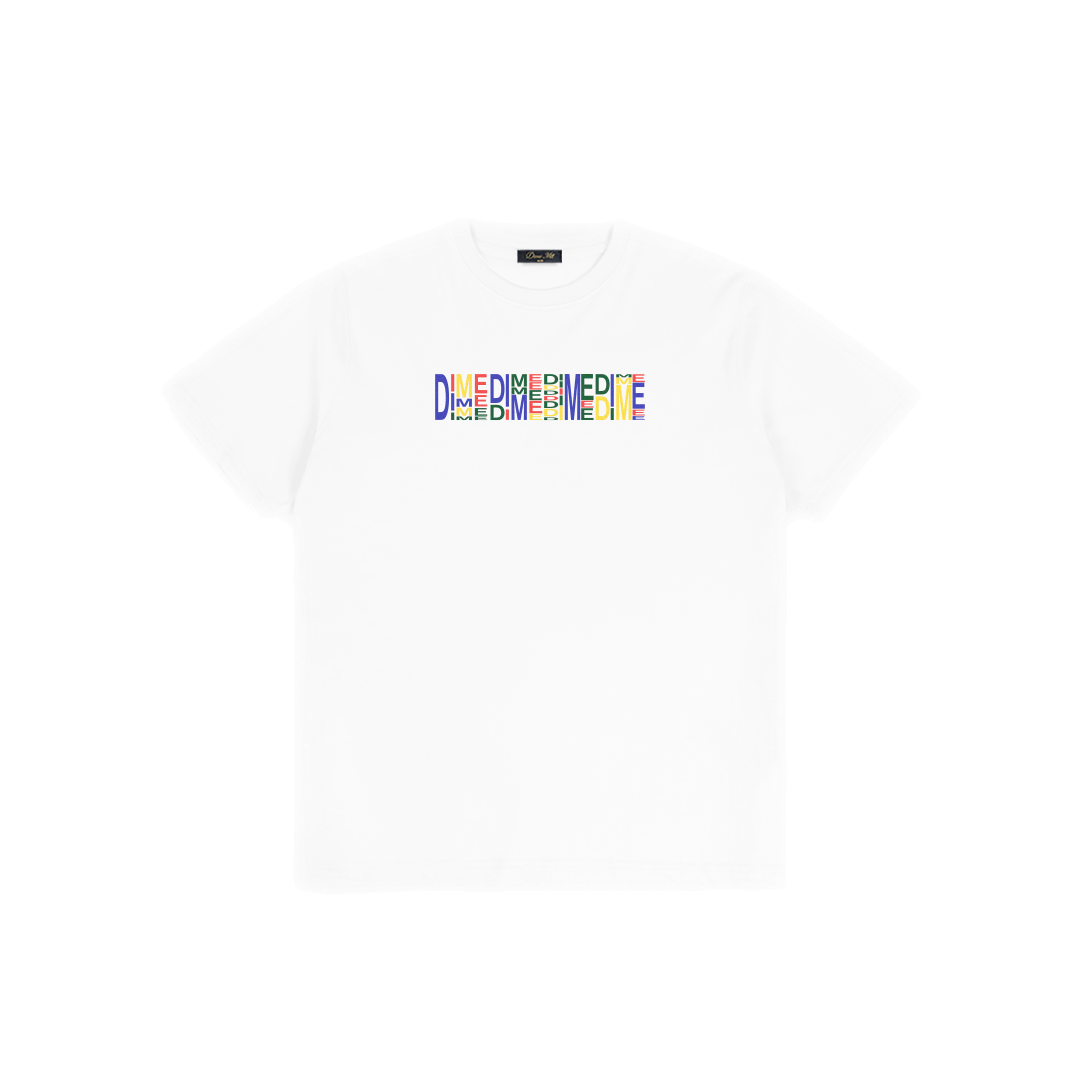Dime Sequence Tee - White