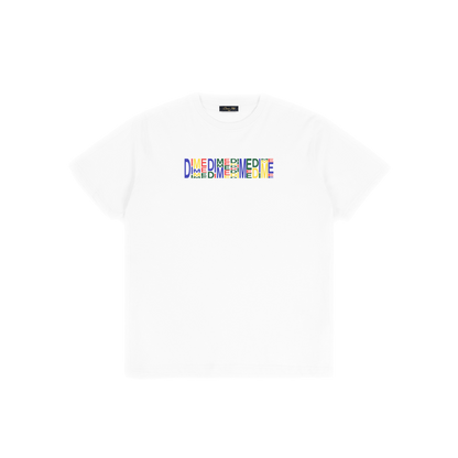 Dime Sequence Tee - White