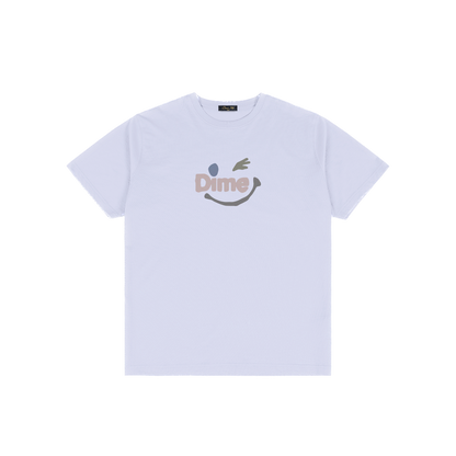 Dime Winky Tee - Gray Lavender