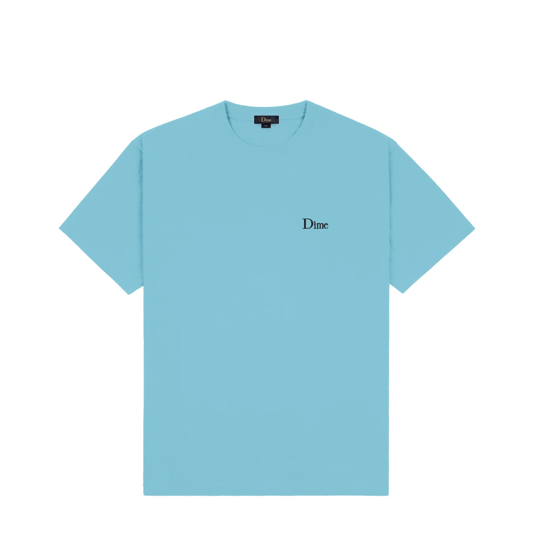 Dime Classic Small Logo Tee - Ocean Blue