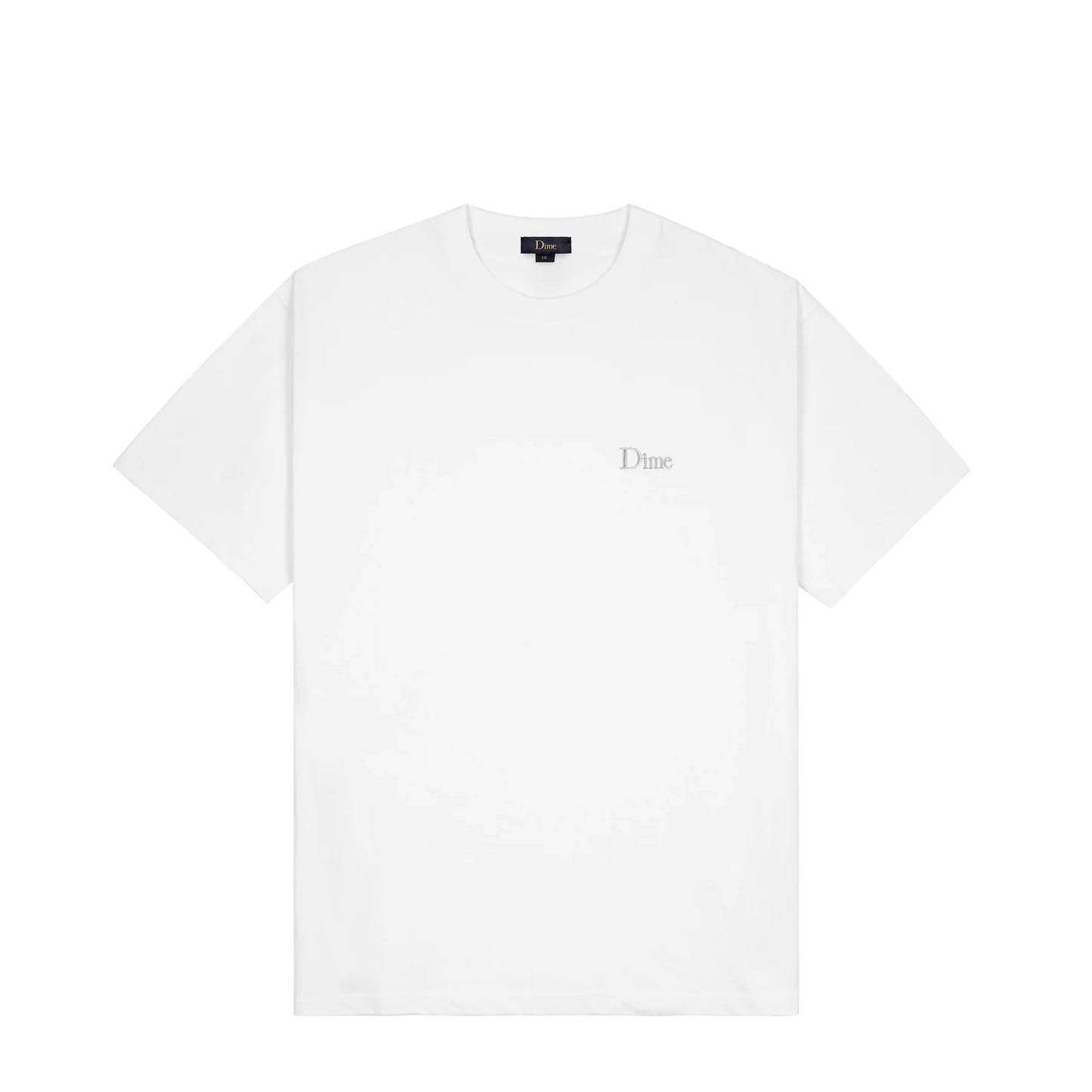 Dime Classic Small Logo Tee - White