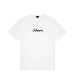 Dime Cursive Snake Tee - White