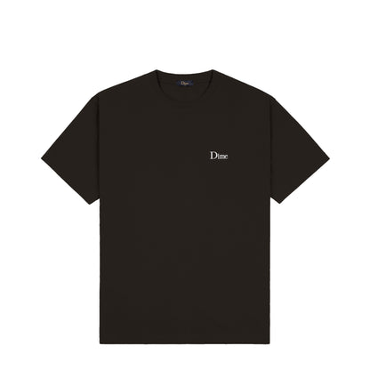 Dime Classic Small Logo Tee - Vintage Black
