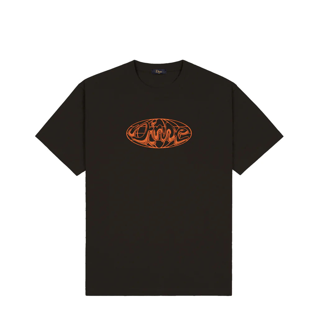 Dime Globe Tee - Vintage Black