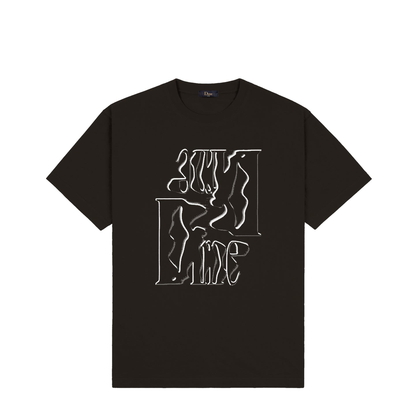 Dime Monogram Tee - Vintage Black