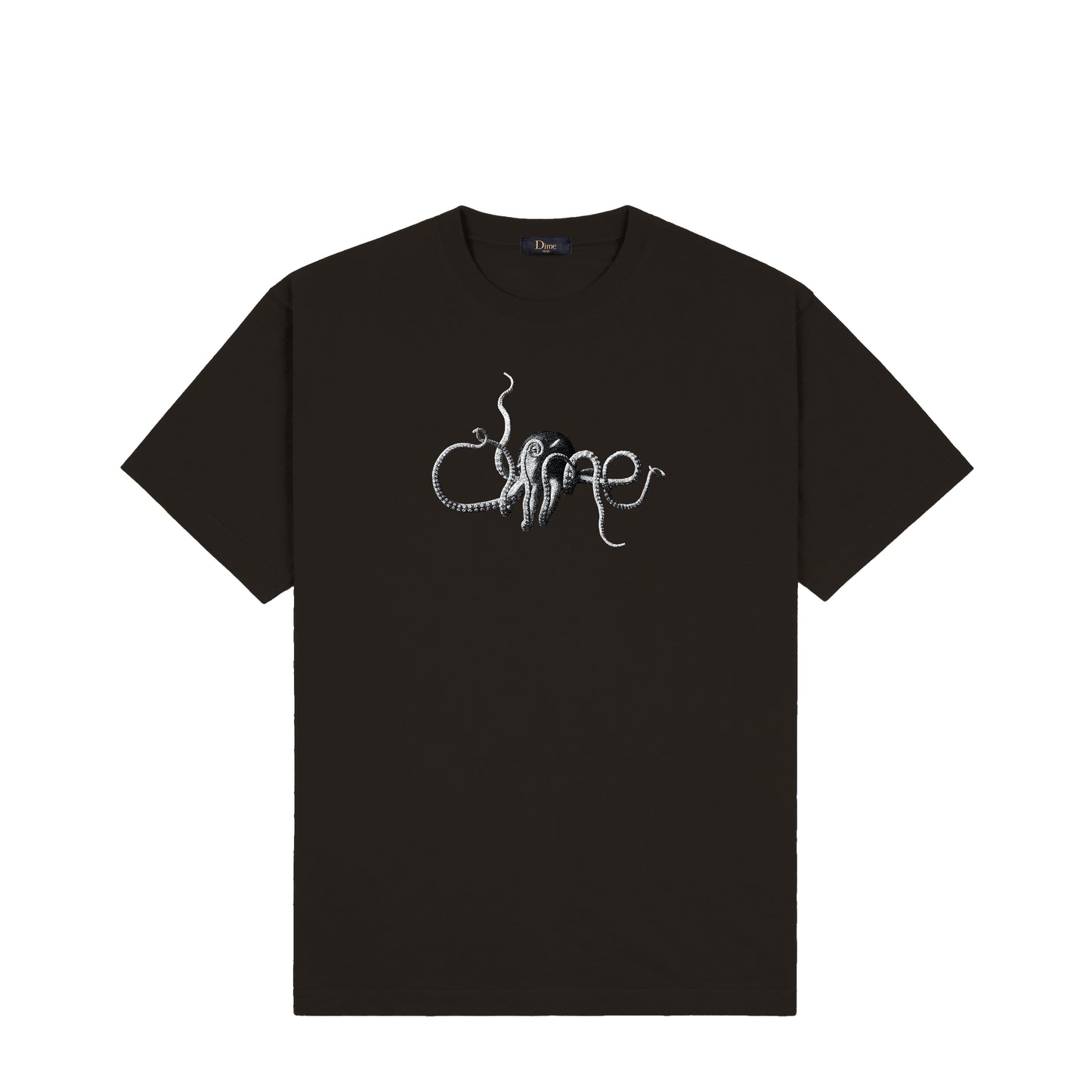 Dime Octopus Tee - Vintage Black
