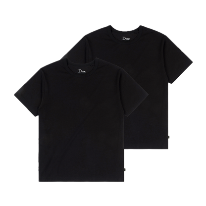 Dime Two Pack Basics Tees - Black