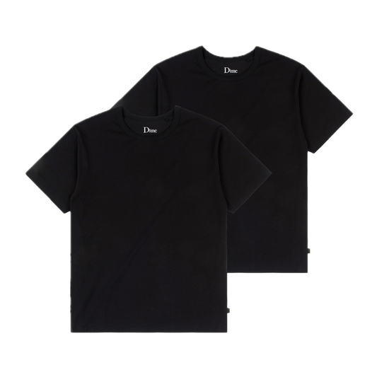 Dime Two Pack Basics Tees - Black