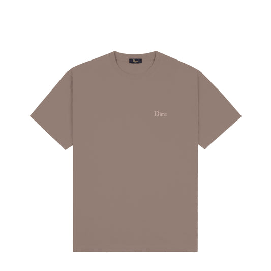 Dime Classic Small Logo Tee - Deep Sepia