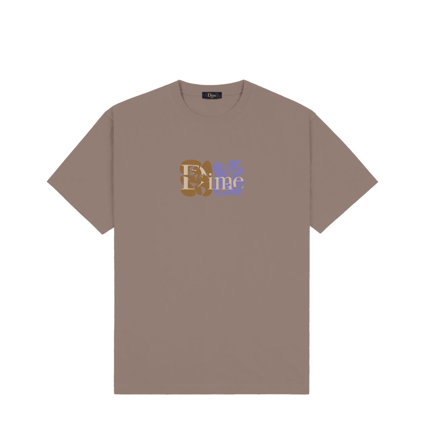 Dime Classic Duo Tee - Deep Sepia