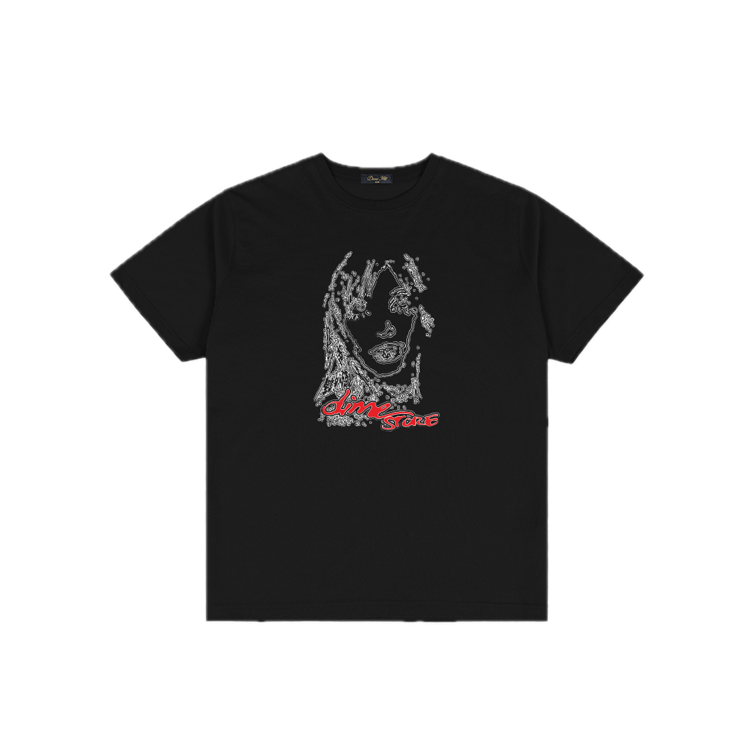 Dime Abstract Tee - Black