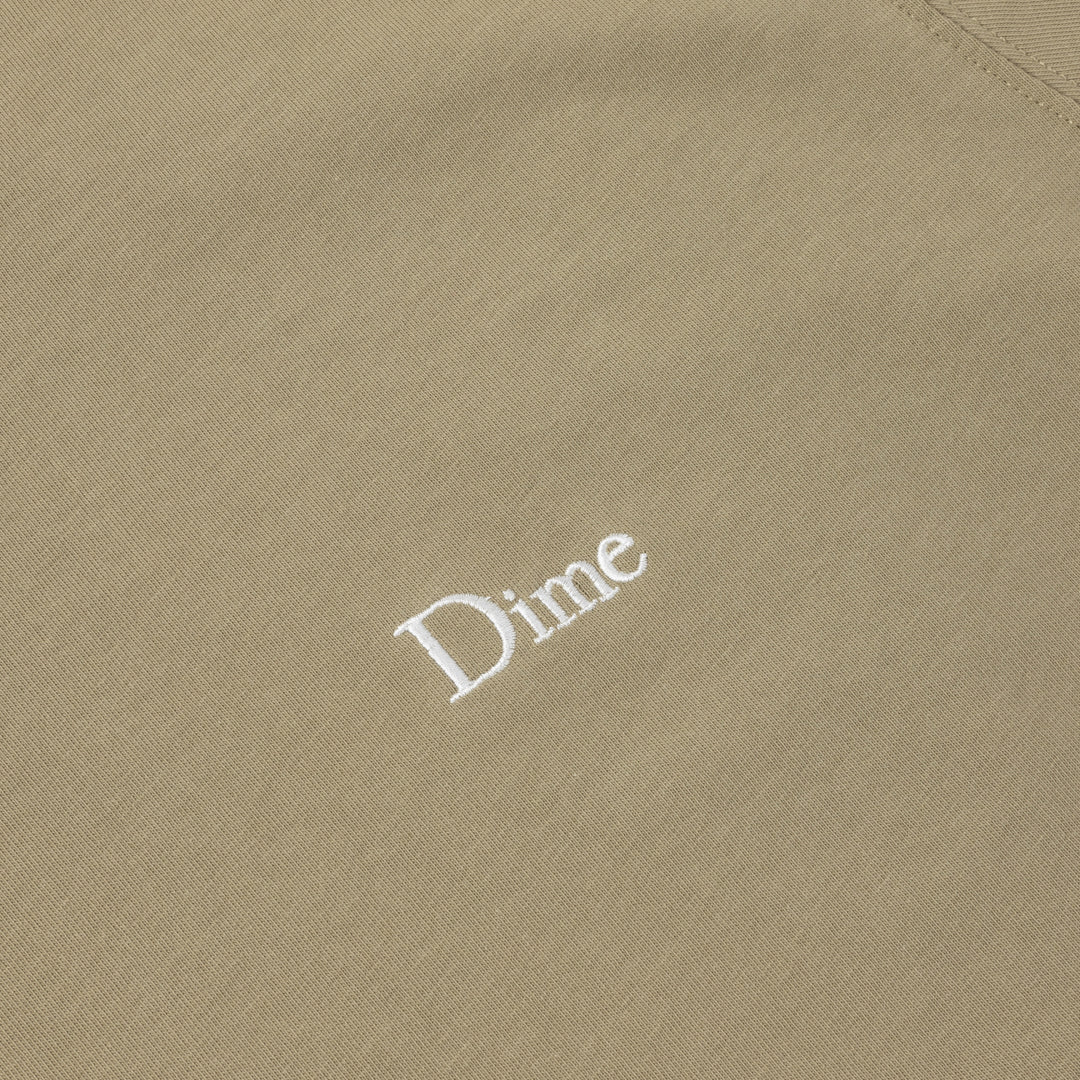 Dime Classic Small Logo Tee - Military Olive
