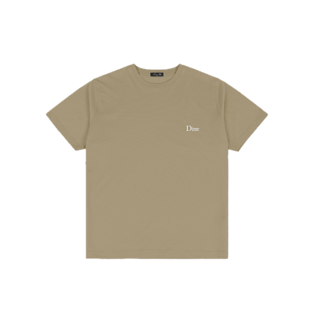 Dime Classic Small Logo Tee - Military Olive